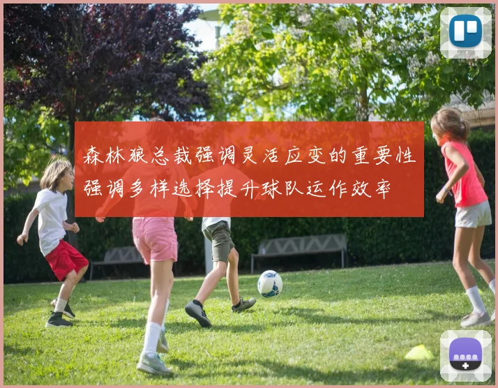 森林狼总裁强调灵活应变的重要性强调多样选择提升球队运作效率
